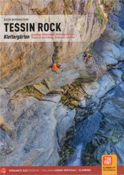 climbing guidebook Tessin Rock Klettergärten