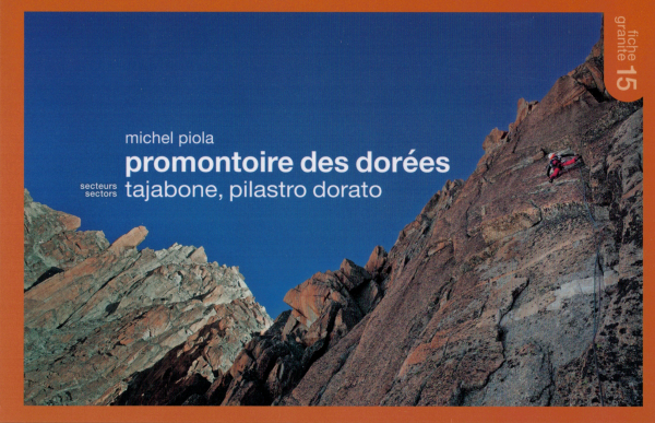 climbing map 15 - promontoire des dorées - tajabone, pilastro dorato