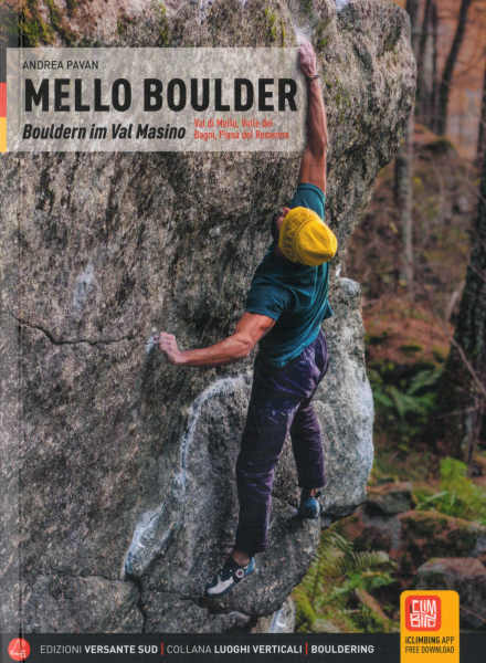 bouldering guidebook Mello Boulder