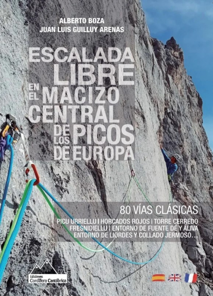 climbing guidebook ESCALADA LIBRE EN EL MACIZO CENTRAL DE LOS PICOS DE EUROPA. 80 VÍAS CLÁSICAS